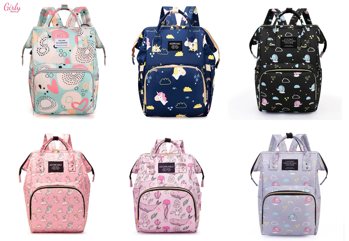 مامي باج مستوردة Waterproof بتقسيمات ذكية | Smart Mommy Backpack