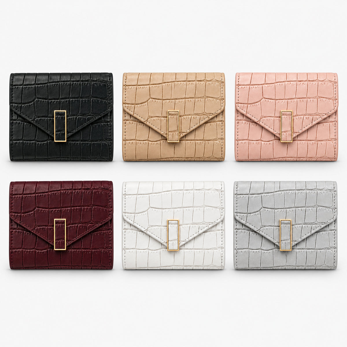 محفظة مستوردة بتصميم أنيق – Croc Wallet