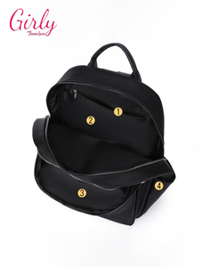 شنطة ظهر جلد بحروف محفورة - Girly