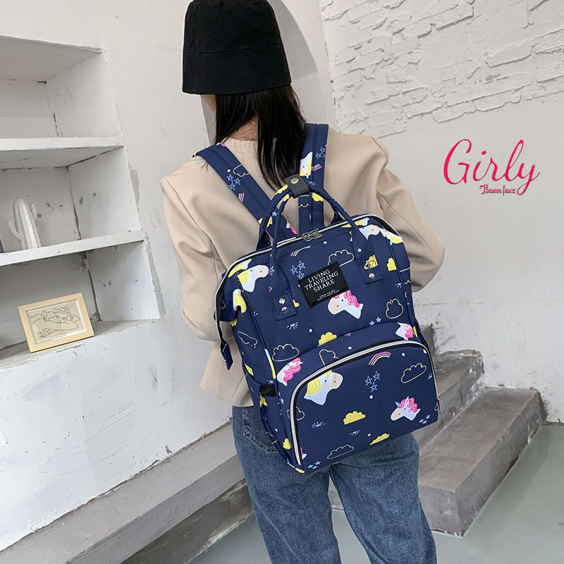 مامي باج مستوردة Waterproof بتقسيمات ذكية | Smart Mommy Backpack