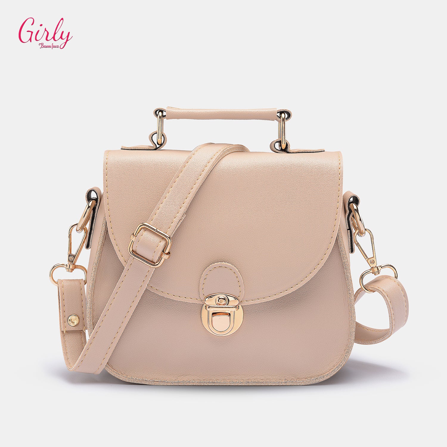 شنطة كروس جلد من Girly – أناقة كلاسيك تدوم دوماً