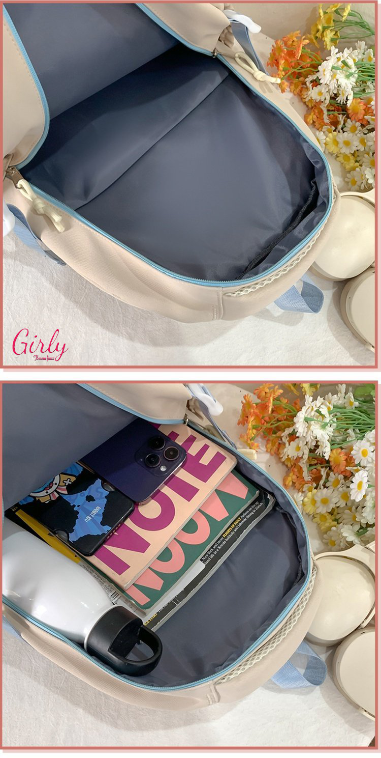 شنطة مدرسية بتصميم كوري كيوت إصدار خاص من Girly