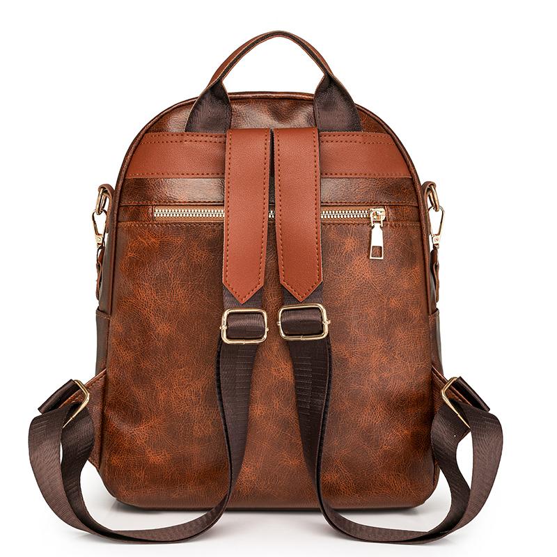 شنطة ظهر مستوردة بتفصيلة Leopard Pattern - Stylish Backpack Bag ✨