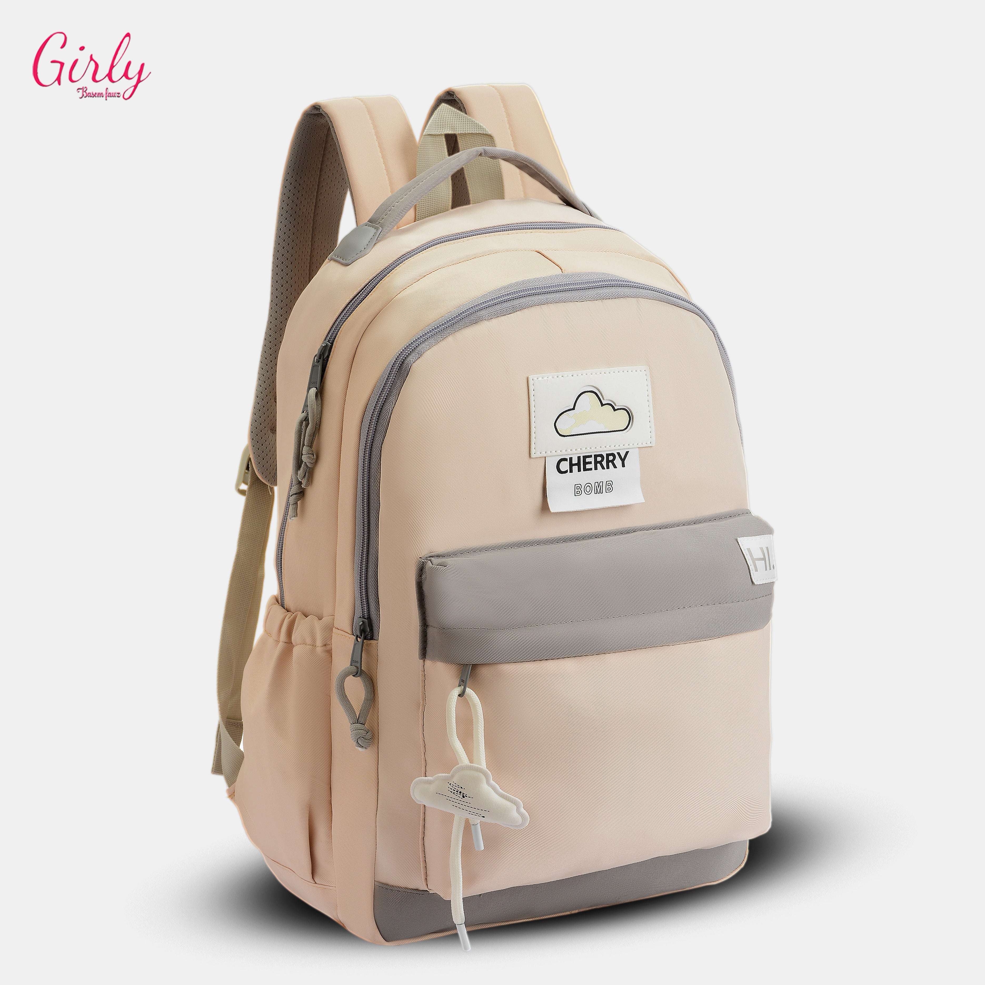 شنطة ظهر دراسية بتجمع بين العملية والبساطة في تصميم عصري 🎒