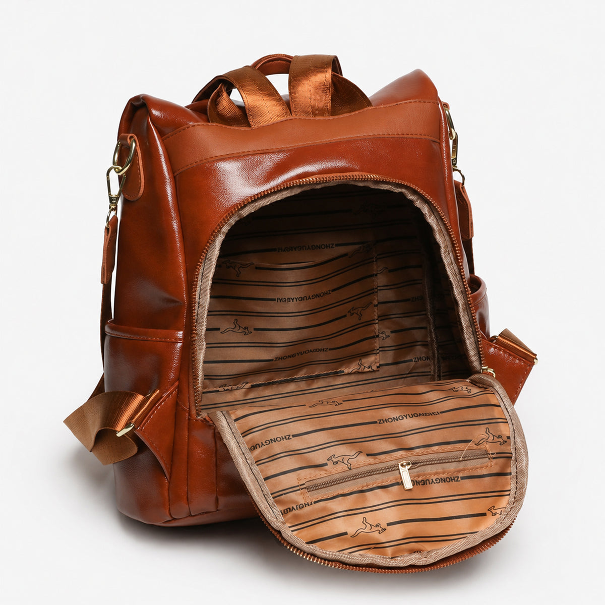 شنطة مستوردة Backpack بتصميم Minimal فاخر متعددة الاستخدامات 2 Way