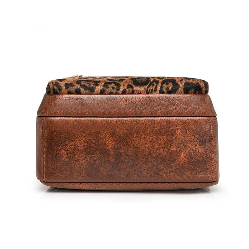 شنطة ظهر مستوردة بتفصيلة Leopard Pattern - Stylish Backpack Bag ✨