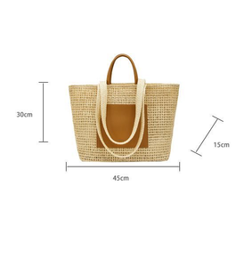 شنطة خوص صيفية – ستايل أنيق ولمسة طبيعية من Girly 🌞🌊