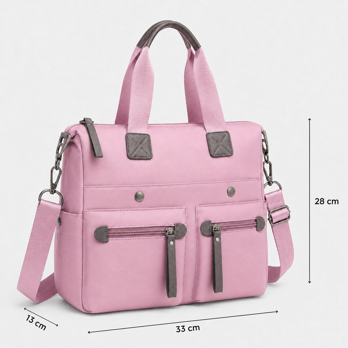 شنطة Girly ووتر بروف – المساحة اللي تستوعب يومك كله 👜✨