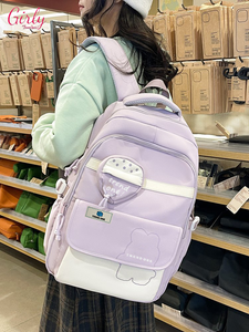 🎒 شنطة ظهر بناتي عملية للمدرسة والجامعة