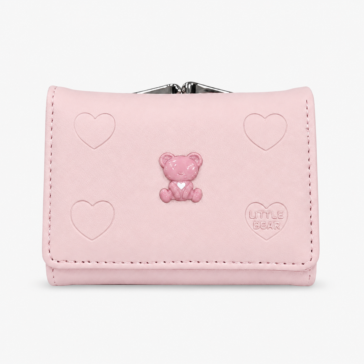 محفظة صغيرة بتفاصيل دب كيوت | Cute Bear Mini Wallet