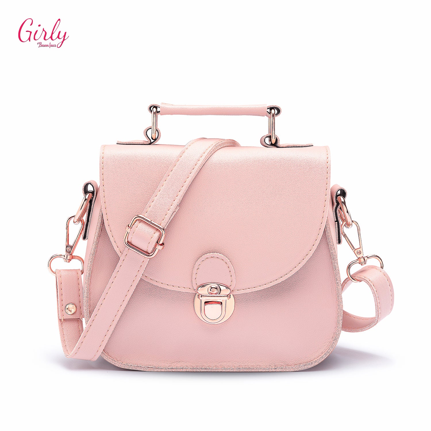 شنطة كروس جلد من Girly – أناقة كلاسيك تدوم دوماً