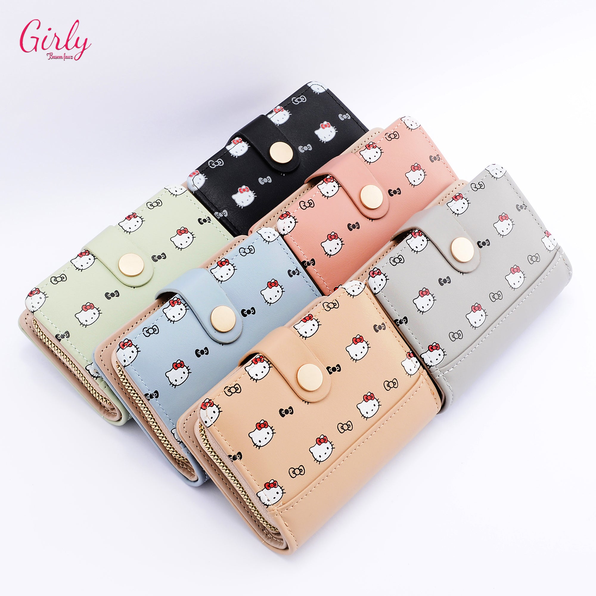 محفظة Hello Kitty بنقشة مرحة