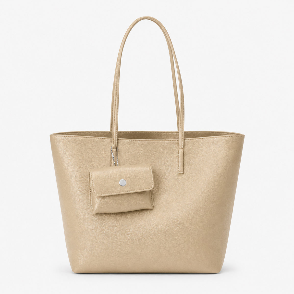 شنطة Tote مستوردة بتصميم ناعم وراقي مع Pouch
