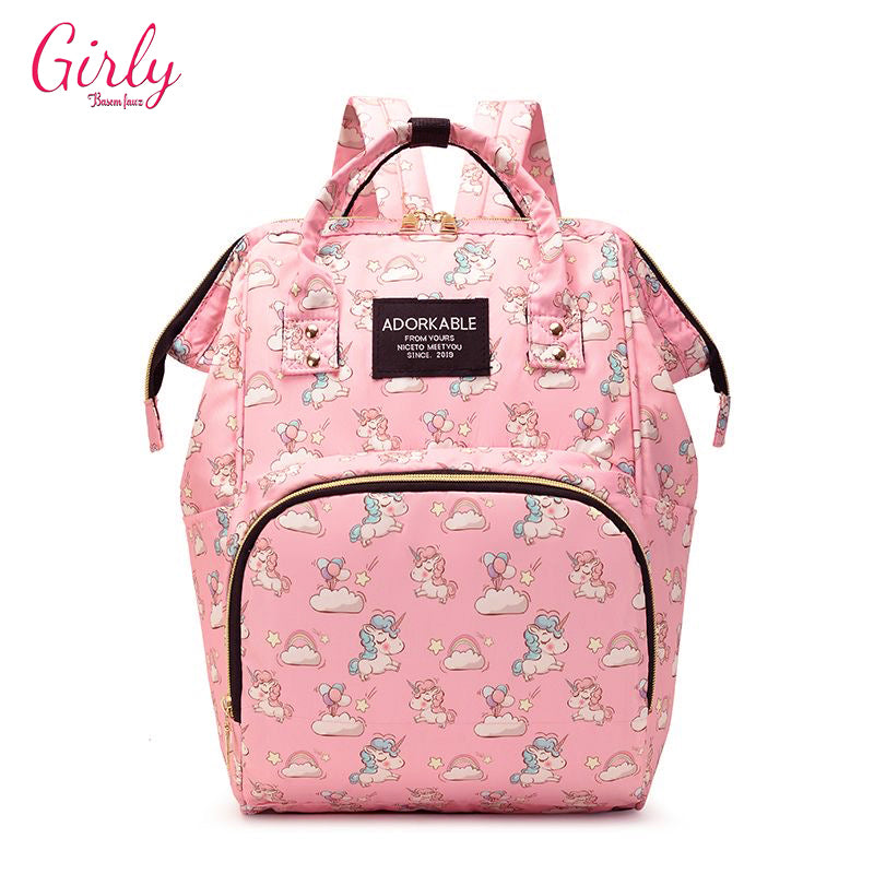 مامي باج مستوردة Waterproof بتقسيمات ذكية | Smart Mommy Backpack