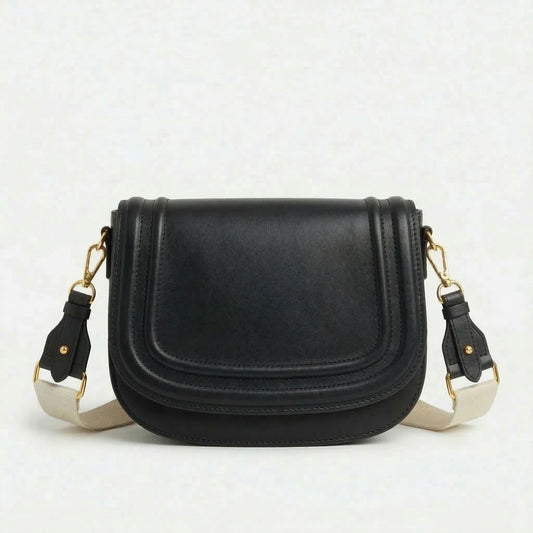 Elegant Saddle Bag – شنطة جلد بتصميم كلاسيك عصري