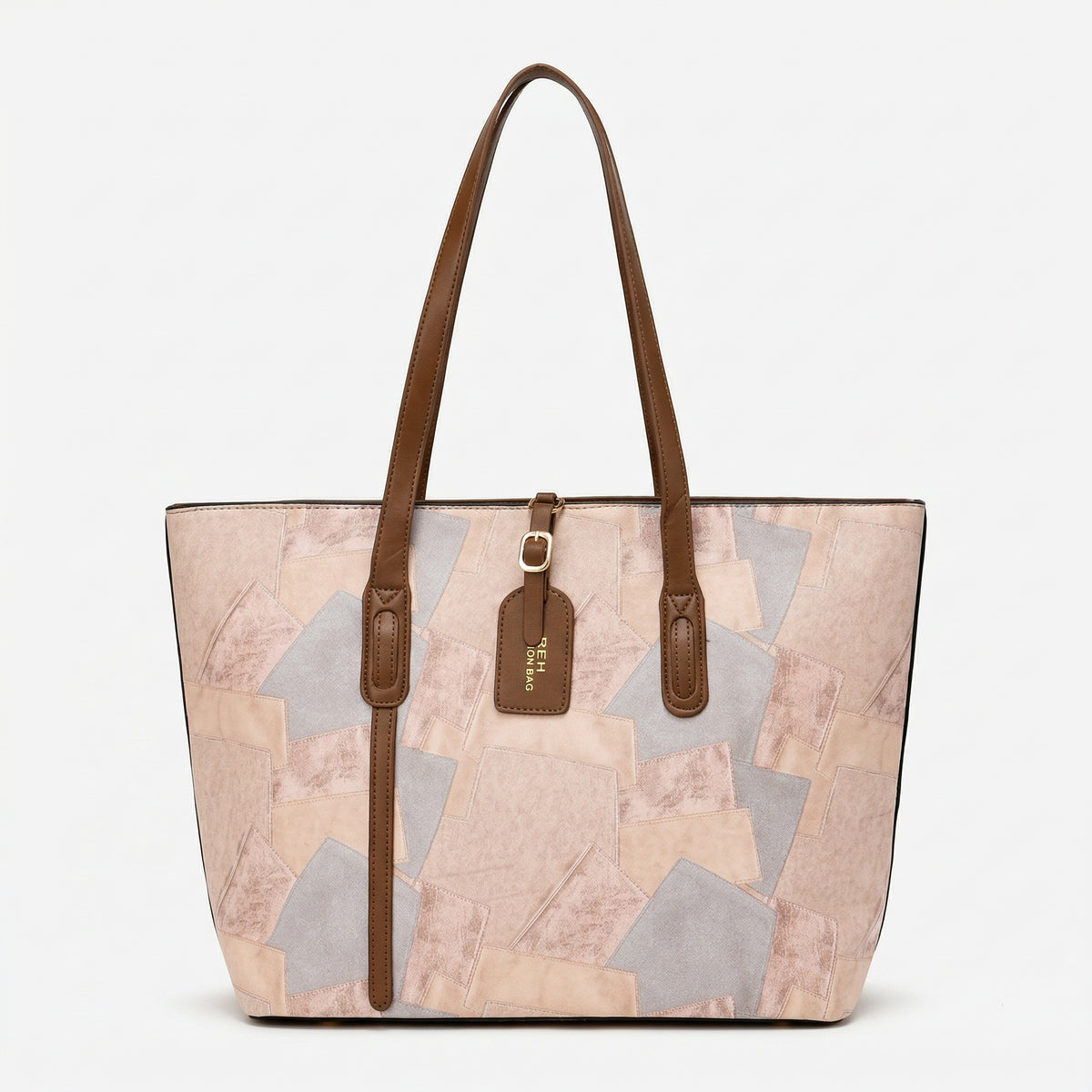 شنطة ستايل مميز بتصميم جرافيك عصري – Graphic Pattern Statement Tote