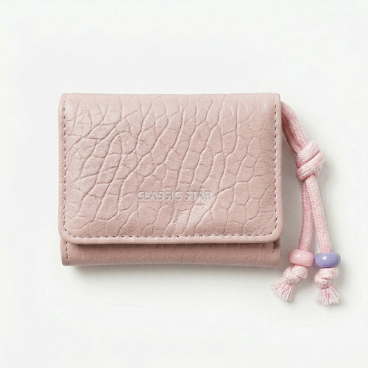 Textured Wallet – محفظة بملمس جلد شيك