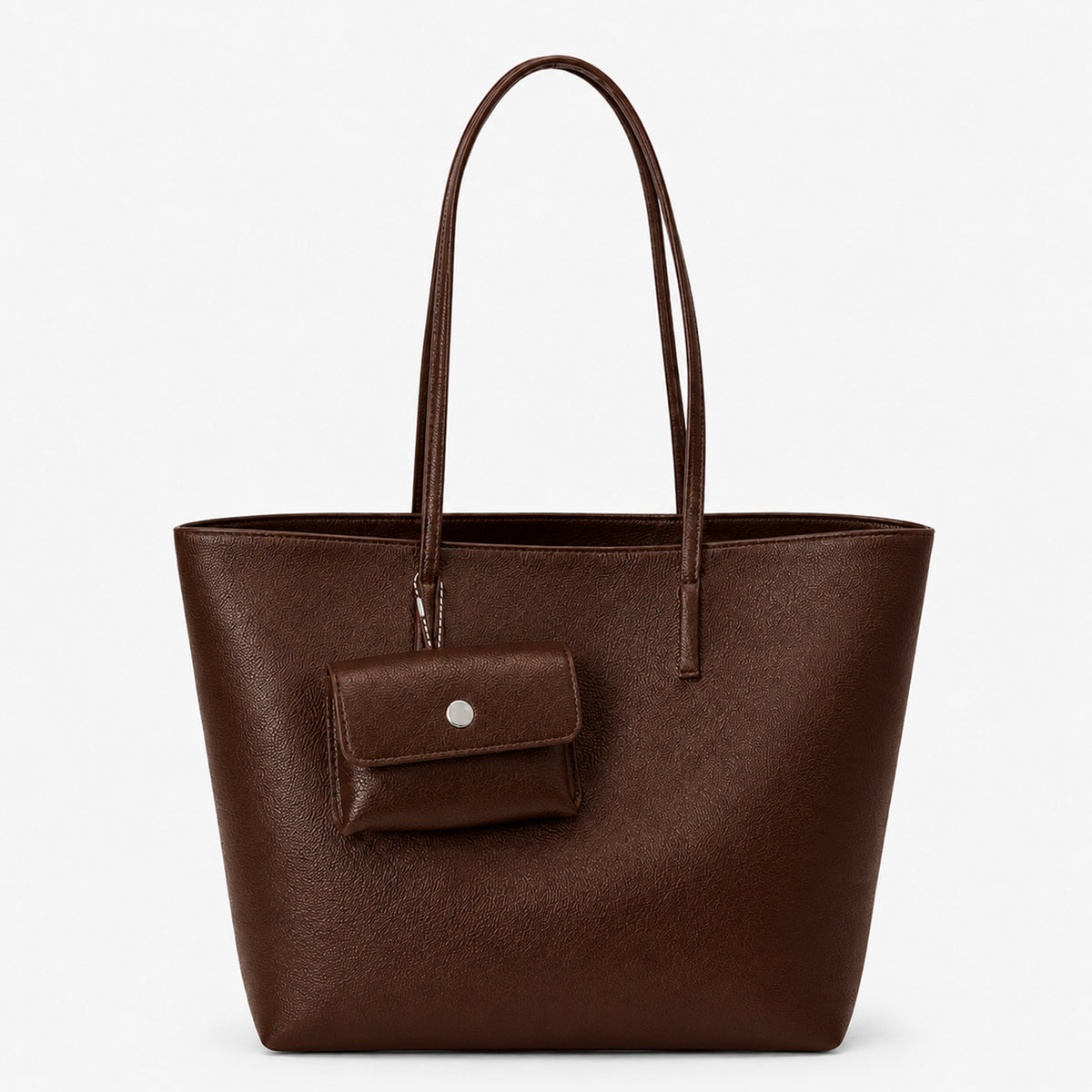 شنطة Tote مستوردة بتصميم ناعم وراقي مع Pouch