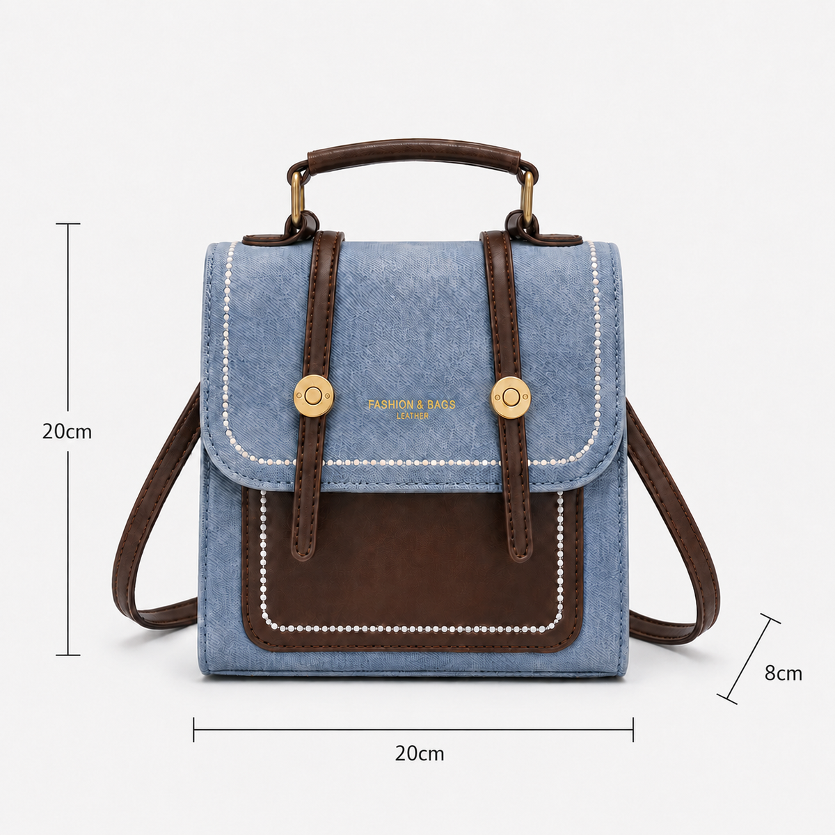 شنطة مستوردة 2 في 1 بستايل عصري وعملي | Convertible Backpack & Cross Bag