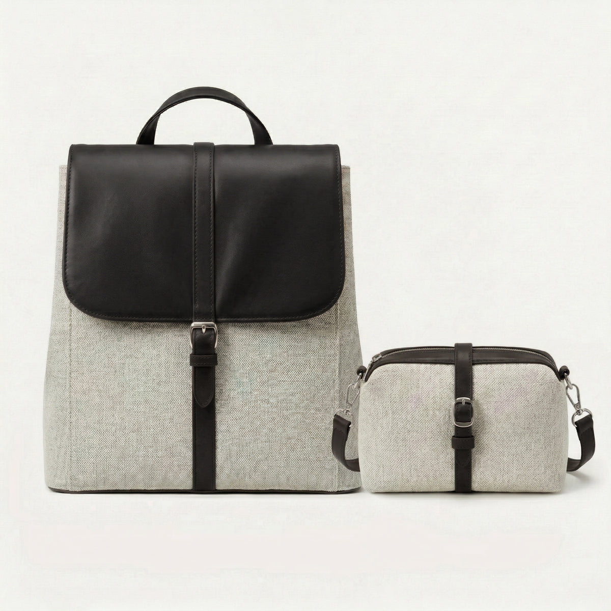 طقم شنط 2×1 للاستخدام اليومي – Backpack & Crossbody Set