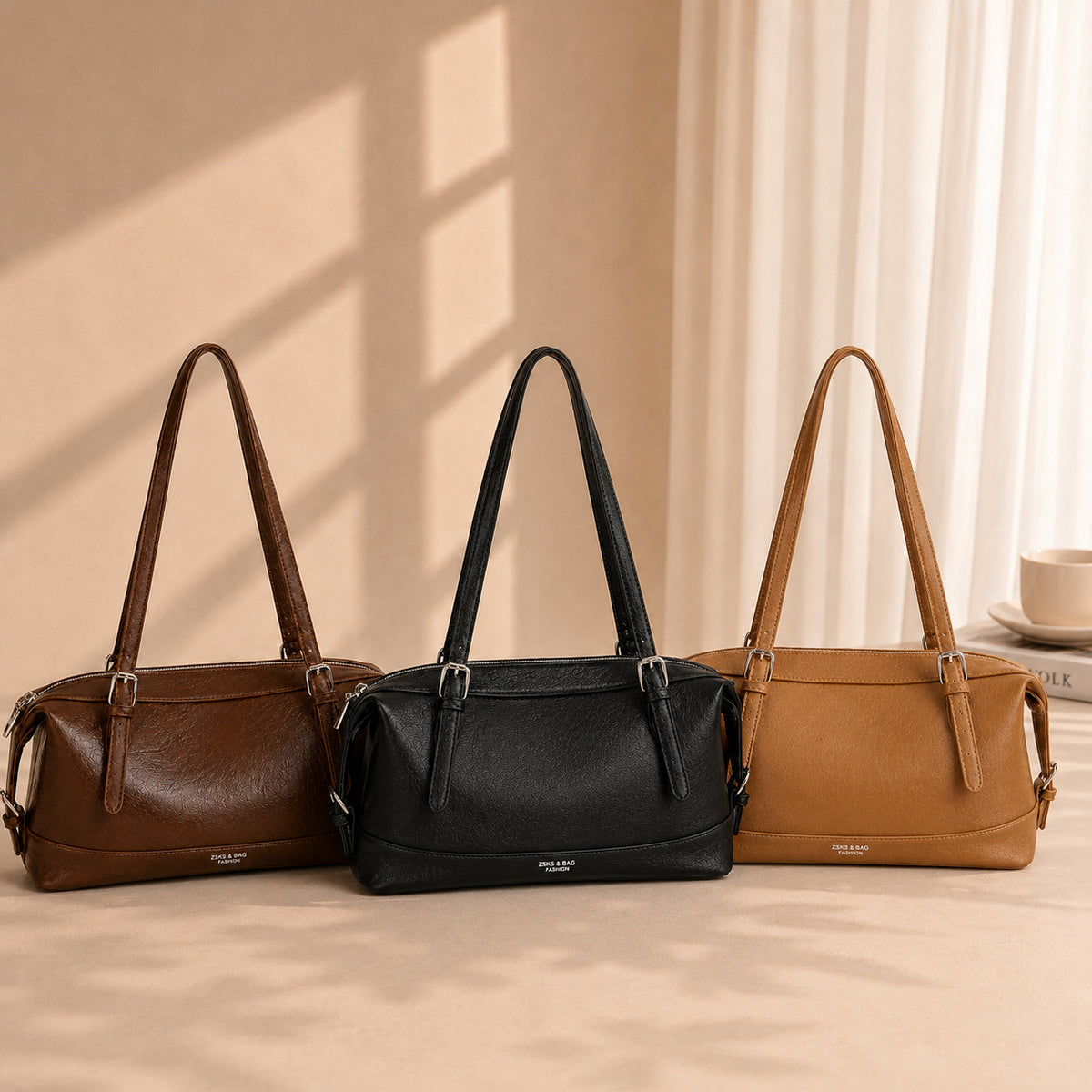 شنطة جلد مستوردة بتصميم أنيق للاستخدام اليومي | Everyday Bag