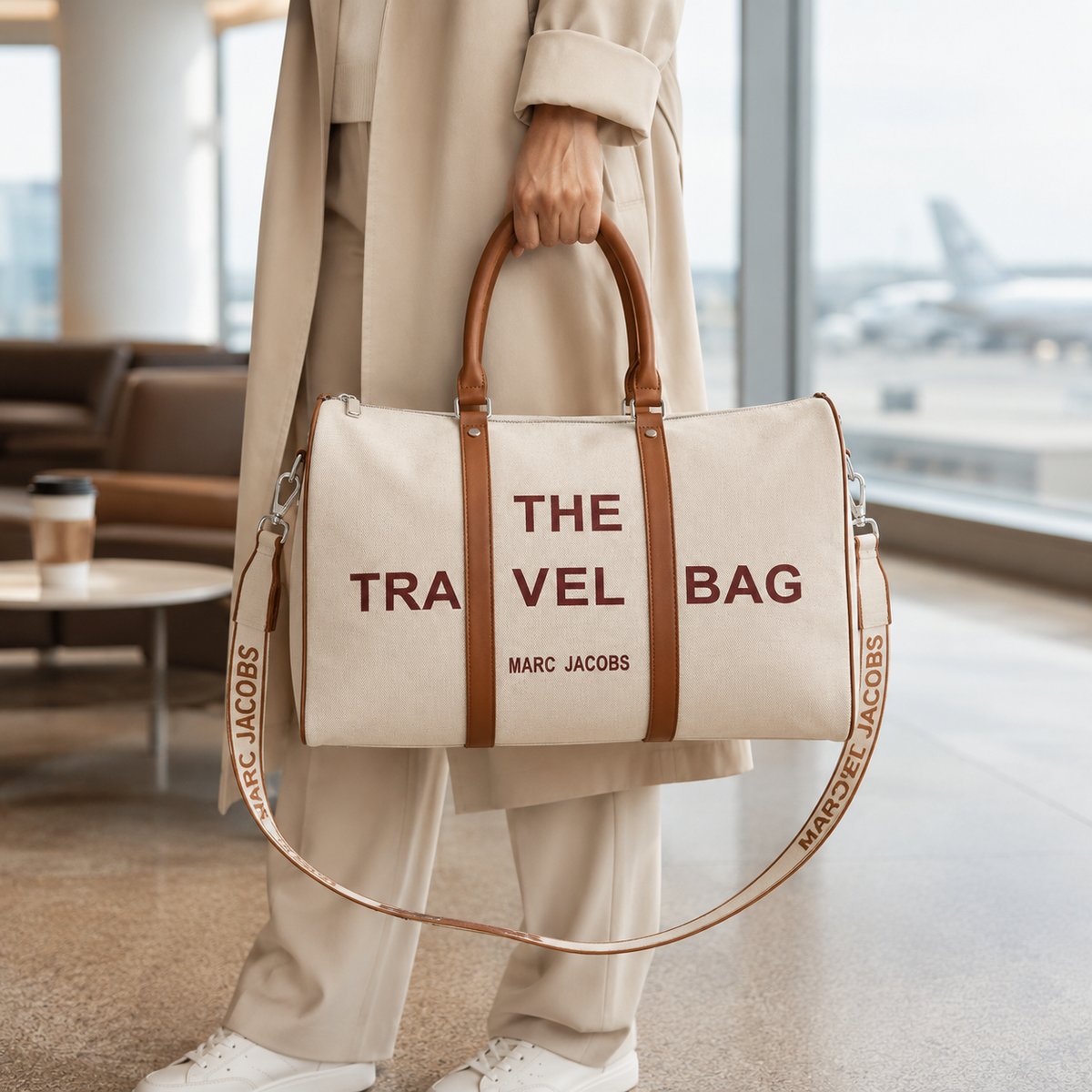 Travel Bag مستوردة بخامة Canvas premium وتصميم Luxury عملي وأنيق