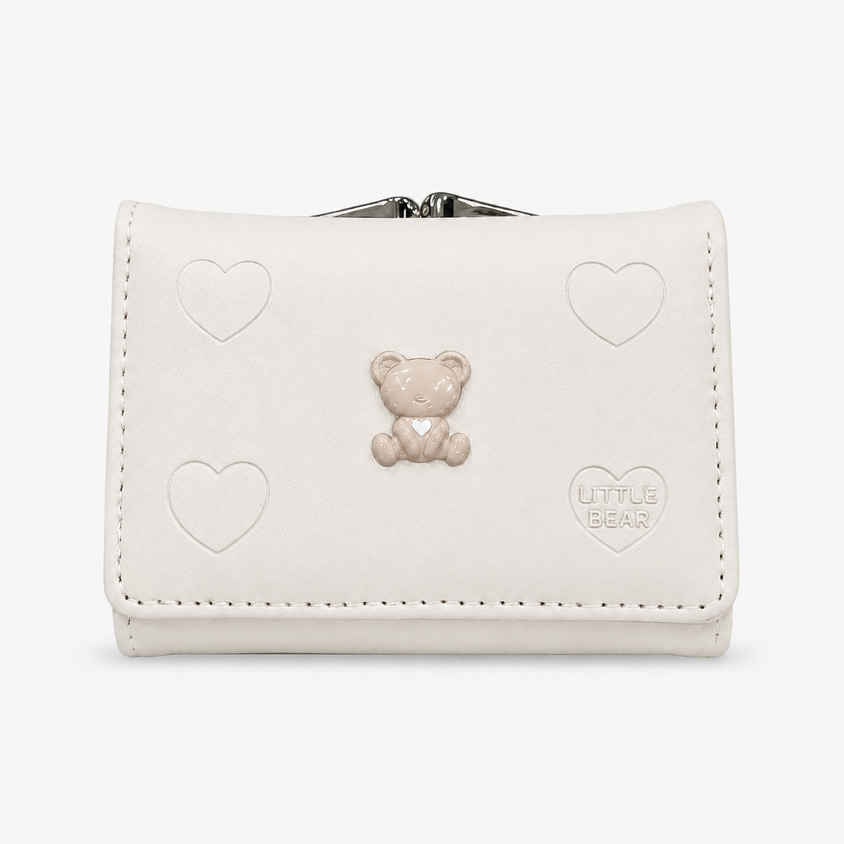 محفظة صغيرة بتفاصيل دب كيوت | Cute Bear Mini Wallet
