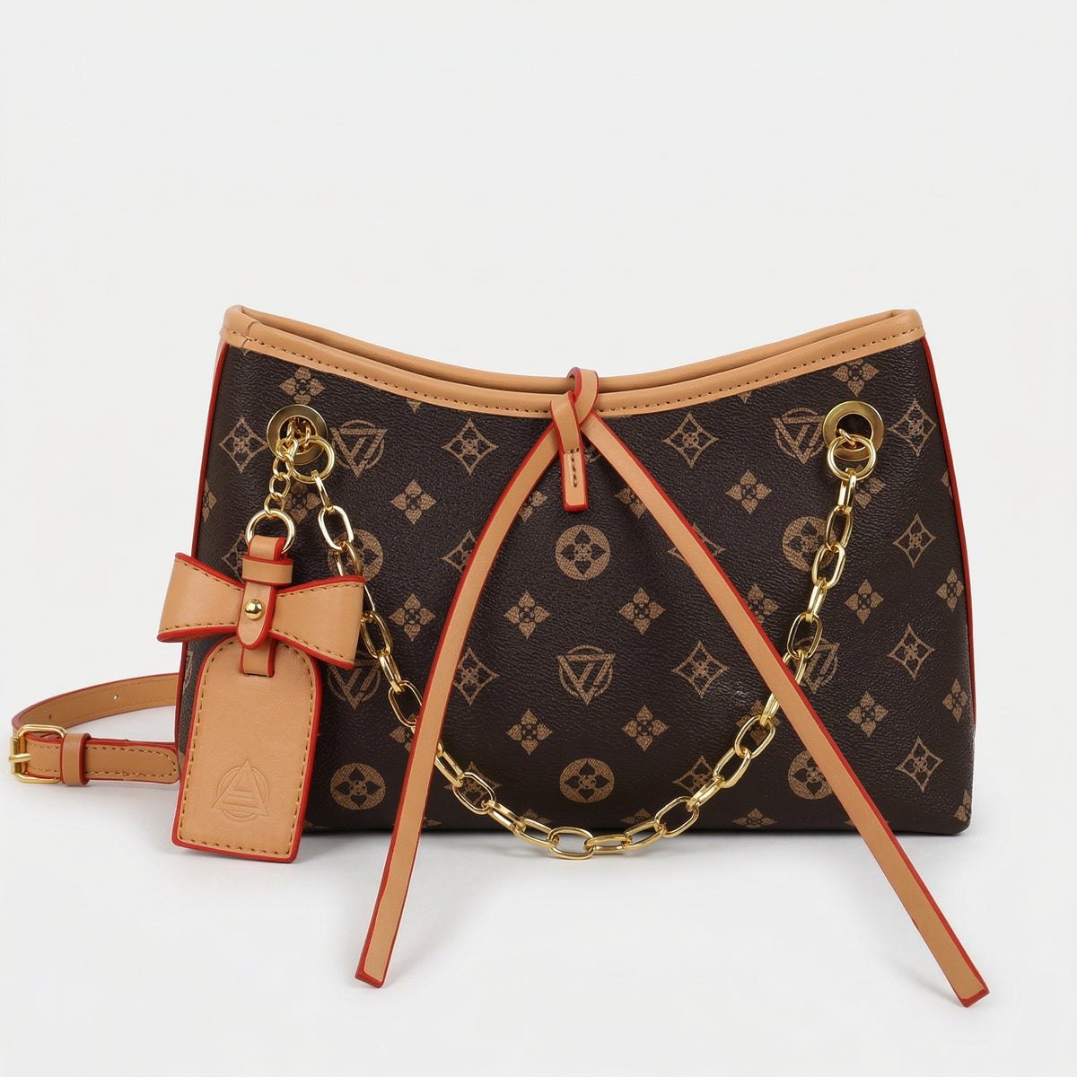 شنطة كاجوال شيك بتفاصيل مميزة – Chic Signature Handbag