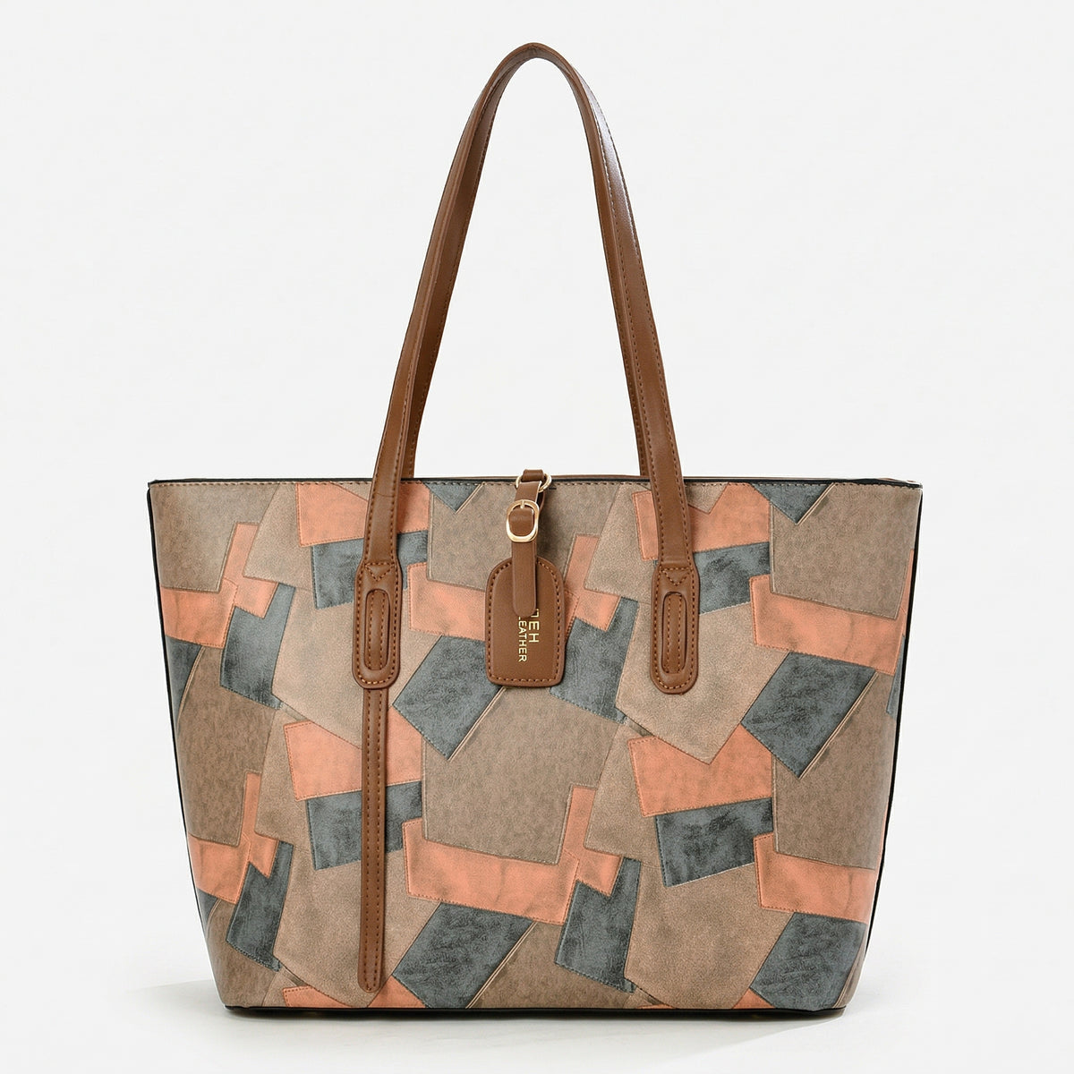 شنطة ستايل مميز بتصميم جرافيك عصري – Graphic Pattern Statement Tote
