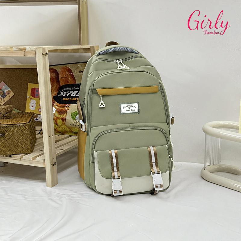 حقيبة ظهر يومية متعددة الجيوب من Girly
