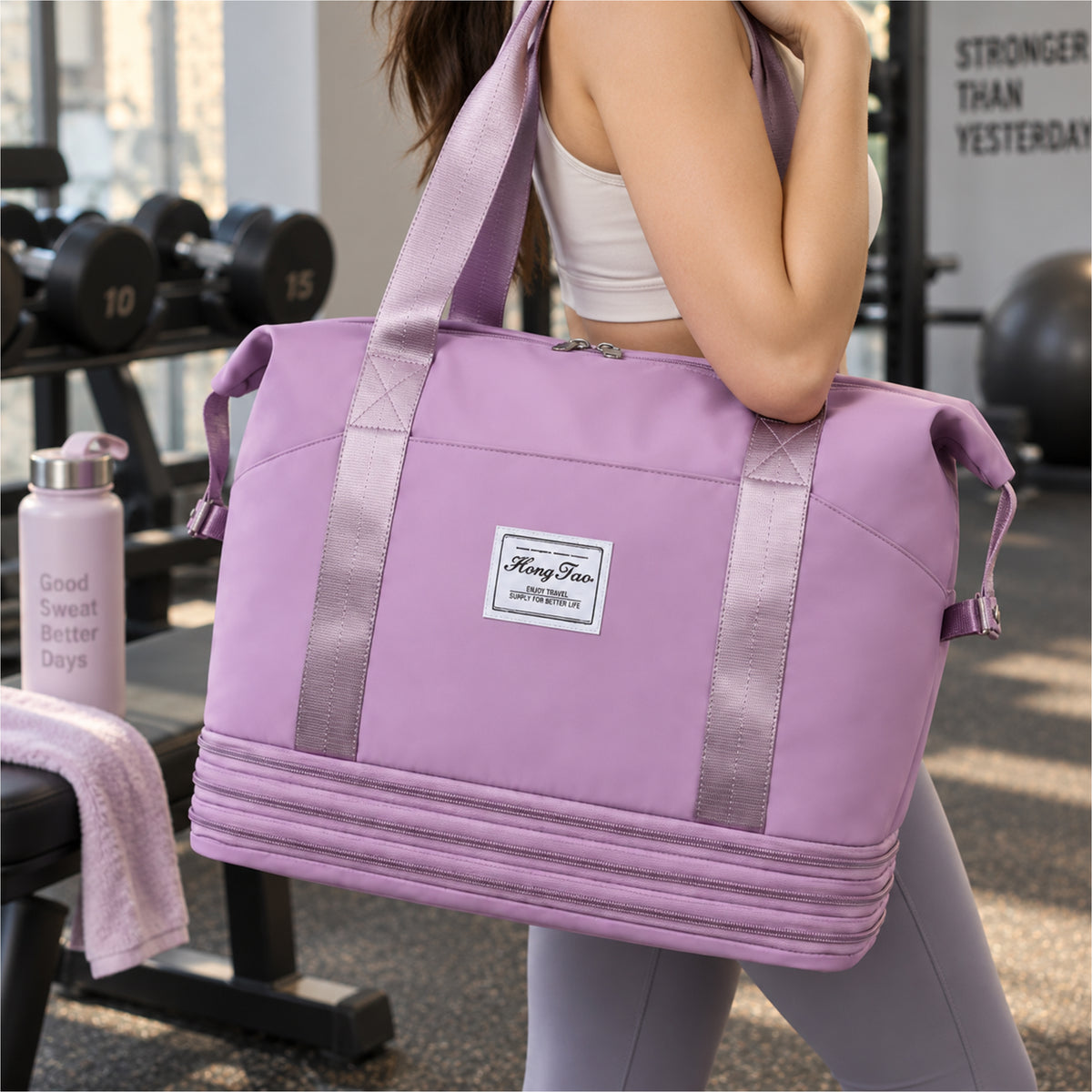شنطة سفر متعددة الاستخدام قابلة للطي بعجلات