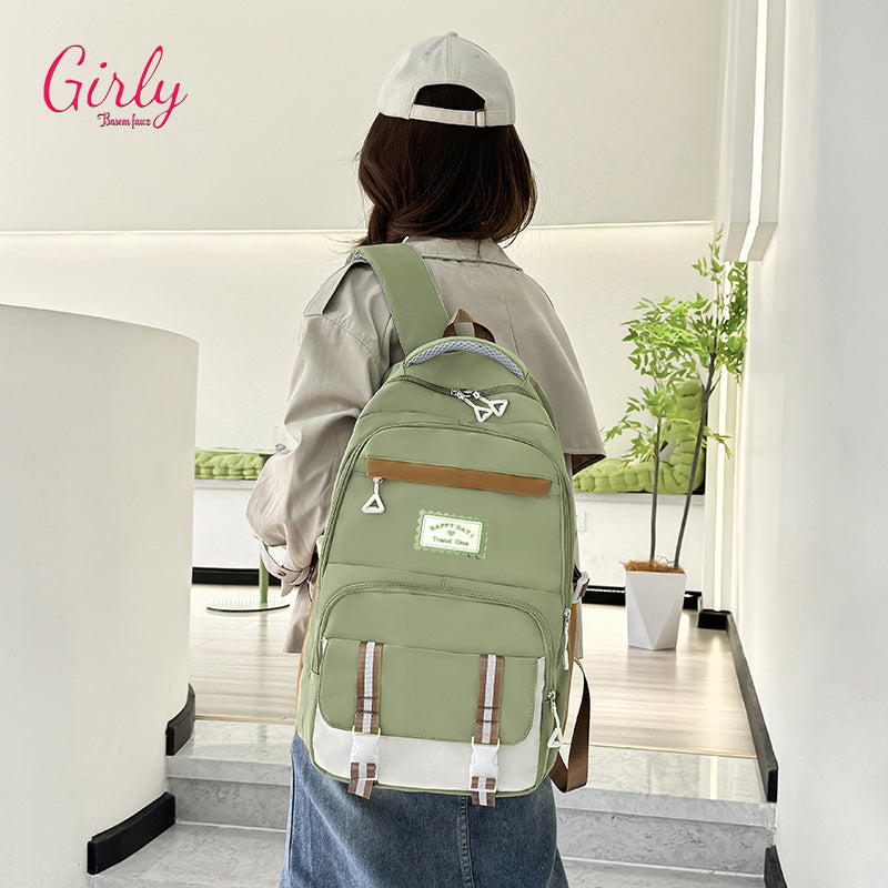 حقيبة ظهر يومية متعددة الجيوب من Girly