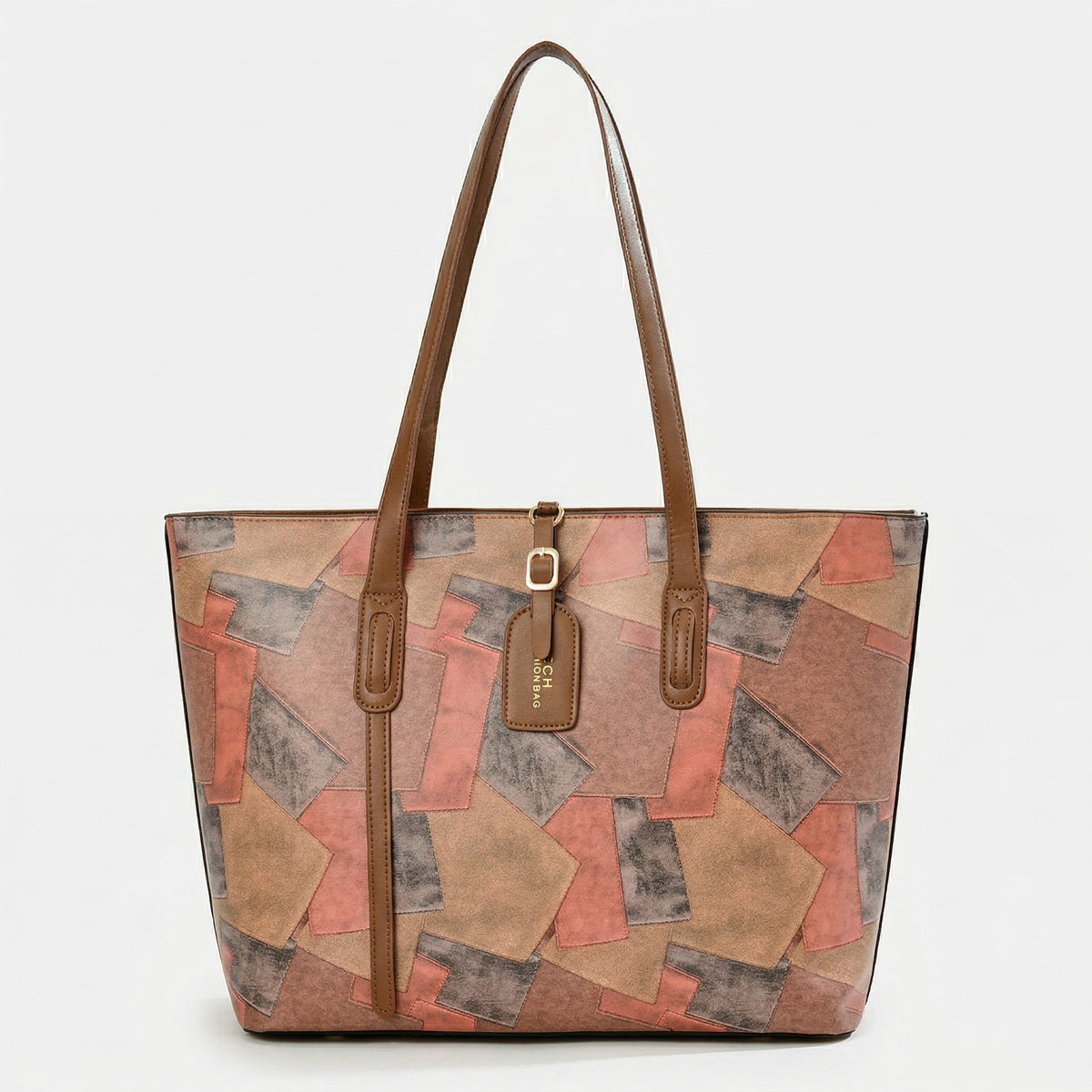 شنطة ستايل مميز بتصميم جرافيك عصري – Graphic Pattern Statement Tote