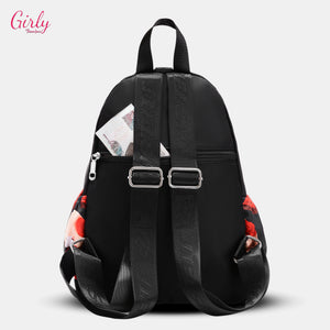 🎒 شنطة ظهر Girly مطبوعة بأشكال عصرية