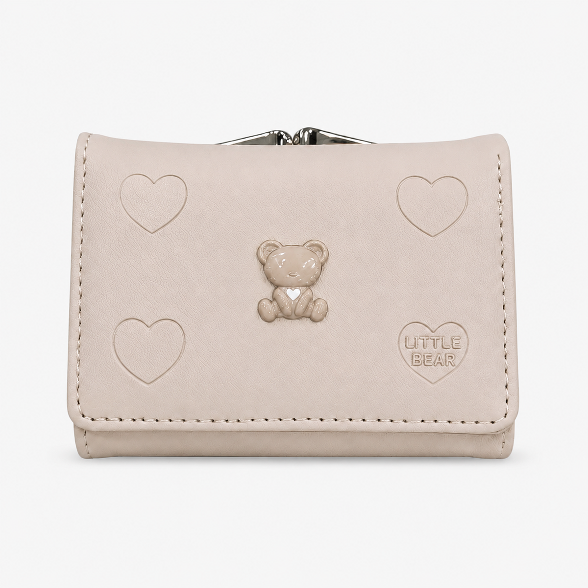محفظة صغيرة بتفاصيل دب كيوت | Cute Bear Mini Wallet