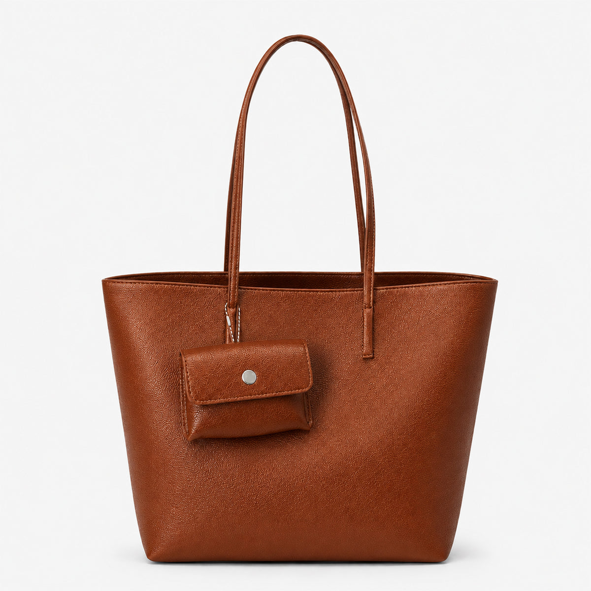 شنطة Tote مستوردة بتصميم ناعم وراقي مع Pouch
