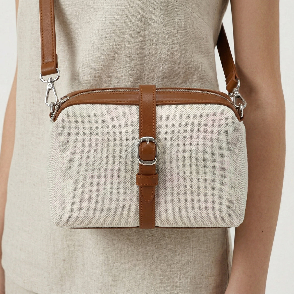 طقم شنط 2×1 للاستخدام اليومي – Backpack & Crossbody Set
