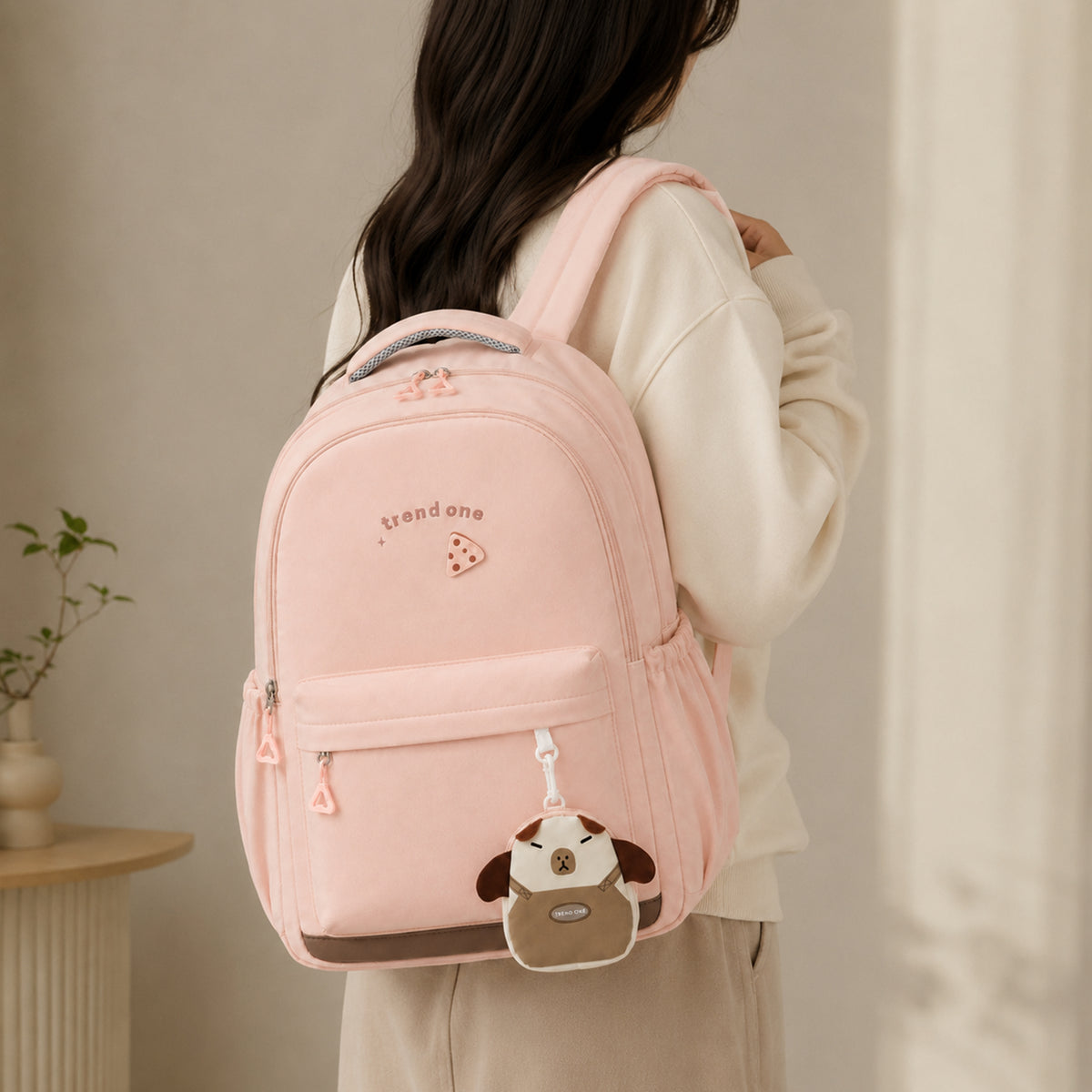 شنطة مدرسية مستوردة 18 بوصة – Pastel Vibes