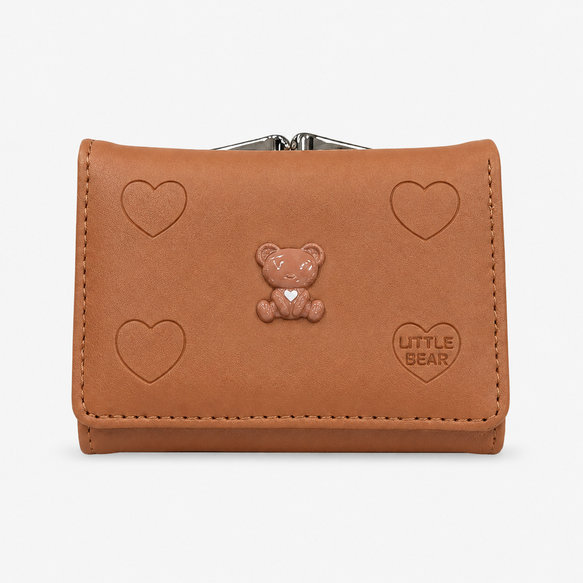 محفظة صغيرة بتفاصيل دب كيوت | Cute Bear Mini Wallet