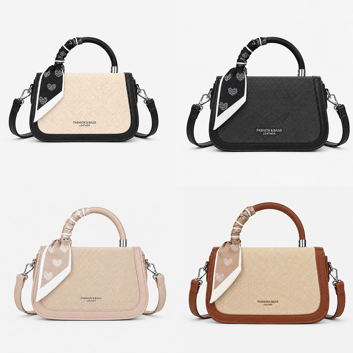 شنطة مستوردة بتصميم أنيق ومميز – Imported Scarf Handbag