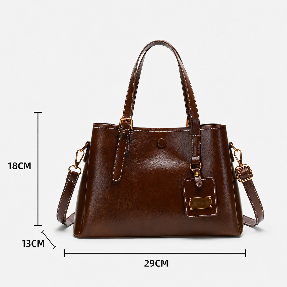 شنطة مستوردة كلاسيك بتفاصيل راقية | Timeless Chic Handbag