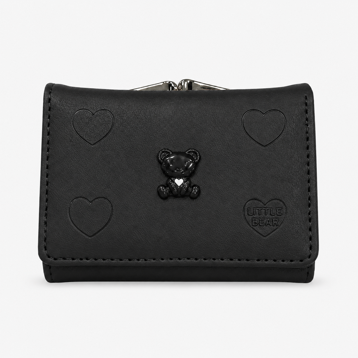 محفظة صغيرة بتفاصيل دب كيوت | Cute Bear Mini Wallet