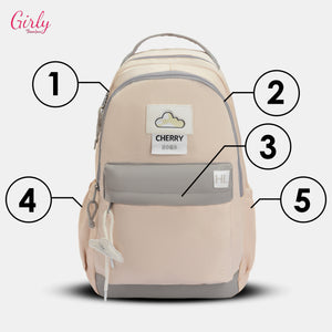 شنطة ظهر دراسية بتجمع بين العملية والبساطة في تصميم عصري 🎒