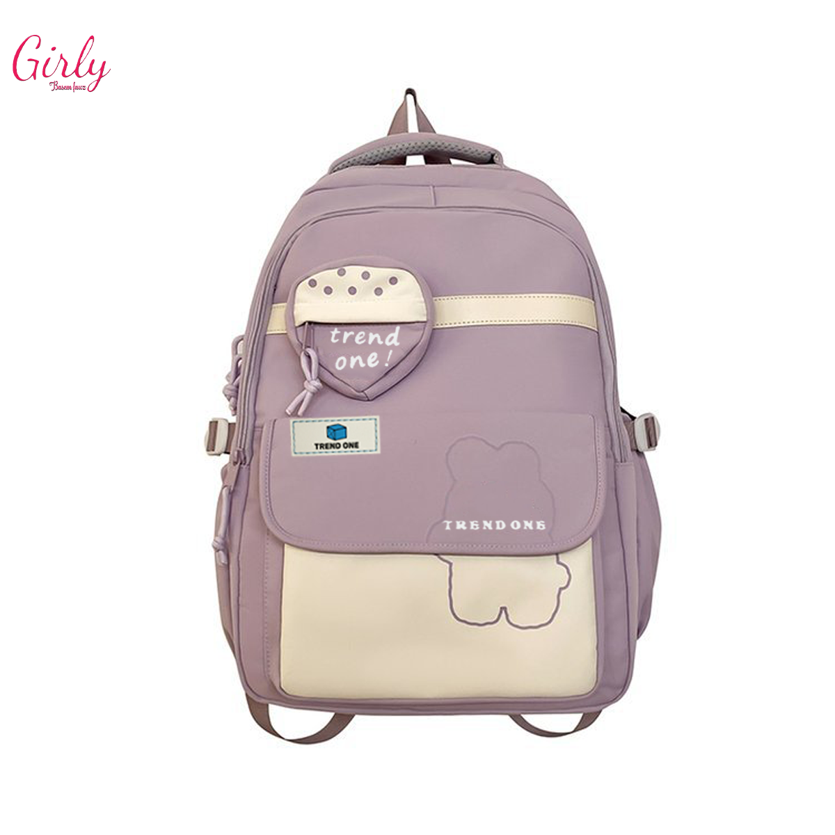 🎒 شنطة ظهر بناتي عملية للمدرسة والجامعة