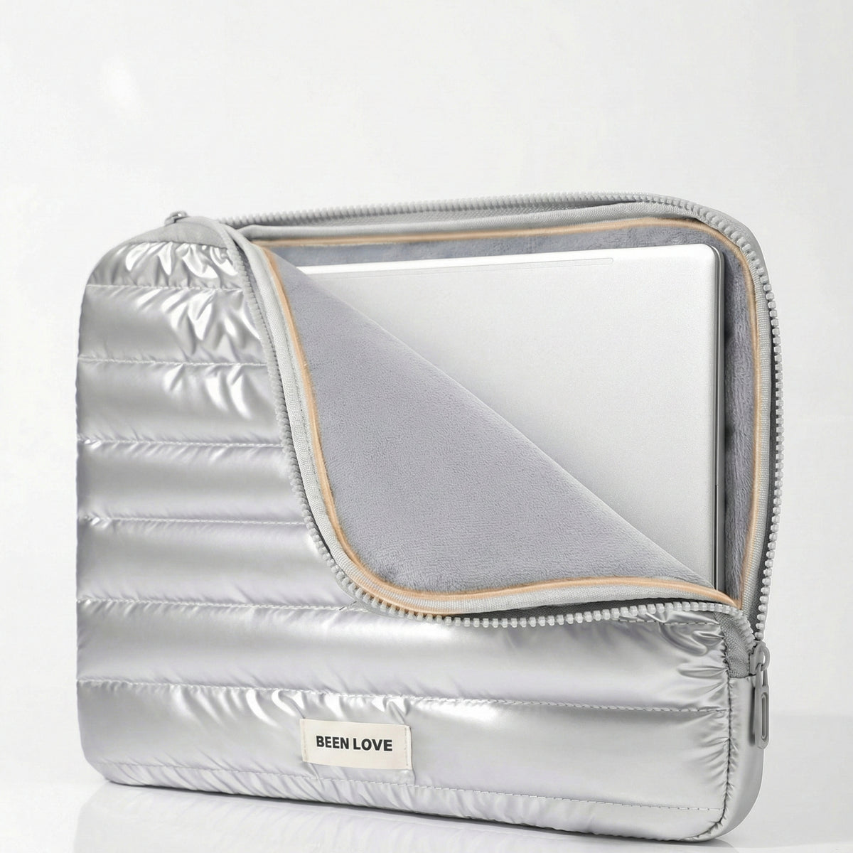 Premium Puffy Quilted Laptop Sleeve