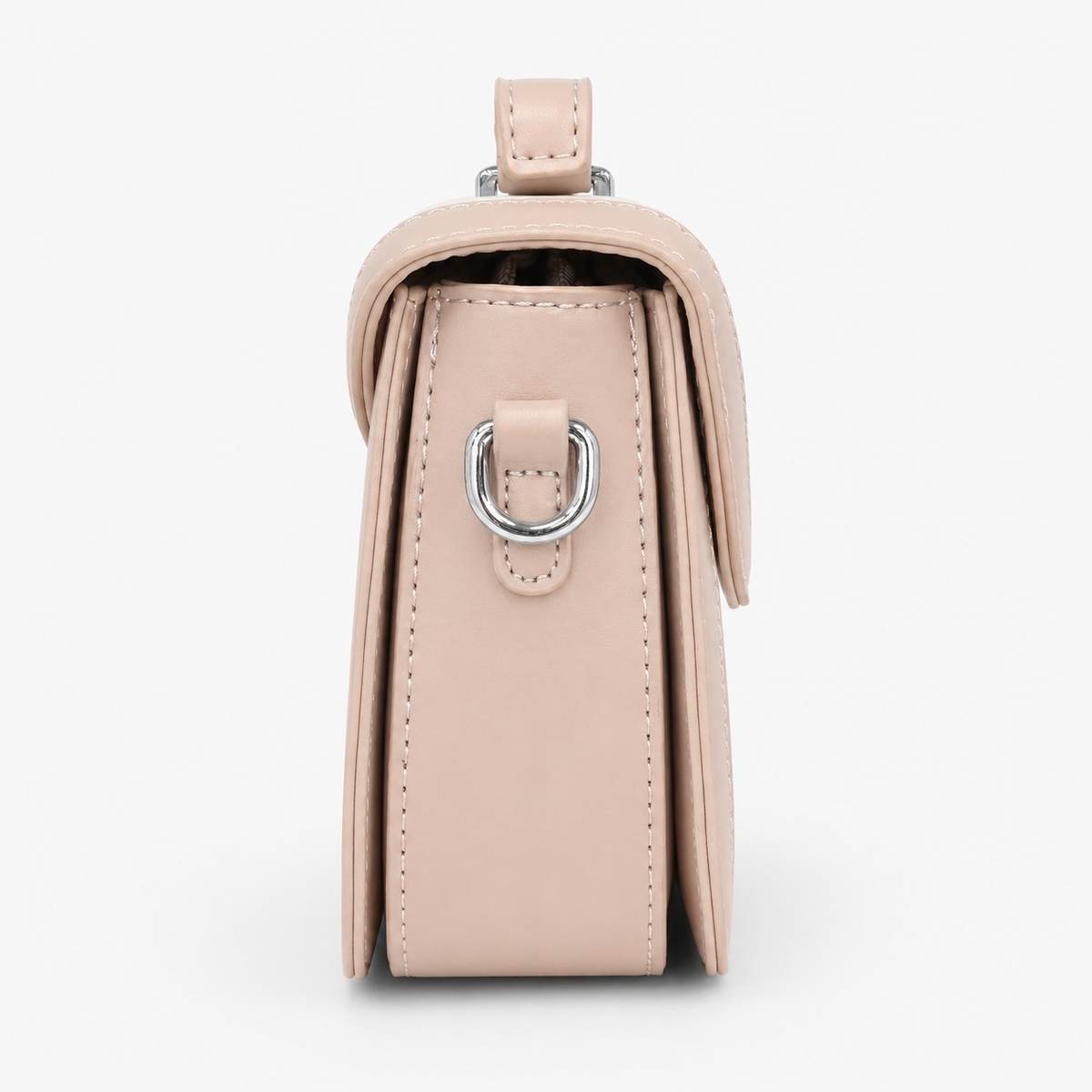شنطة مستوردة ساتشيل بتصميم مضلع – Ribbed Mini Satchel Bag