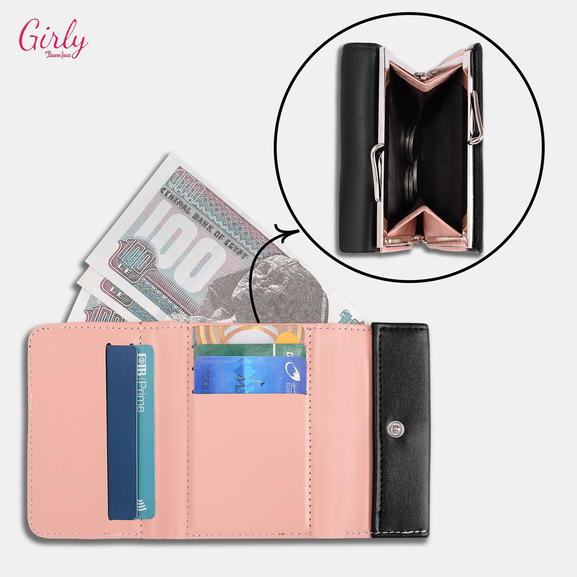 محفظة جلد PRETTYZYS بتصميم أنيق وعصري