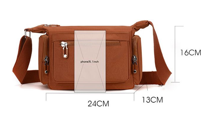 شنطة كروس بتنظيم مثالي وجيوب متعددة - Organized Crossbody Bag