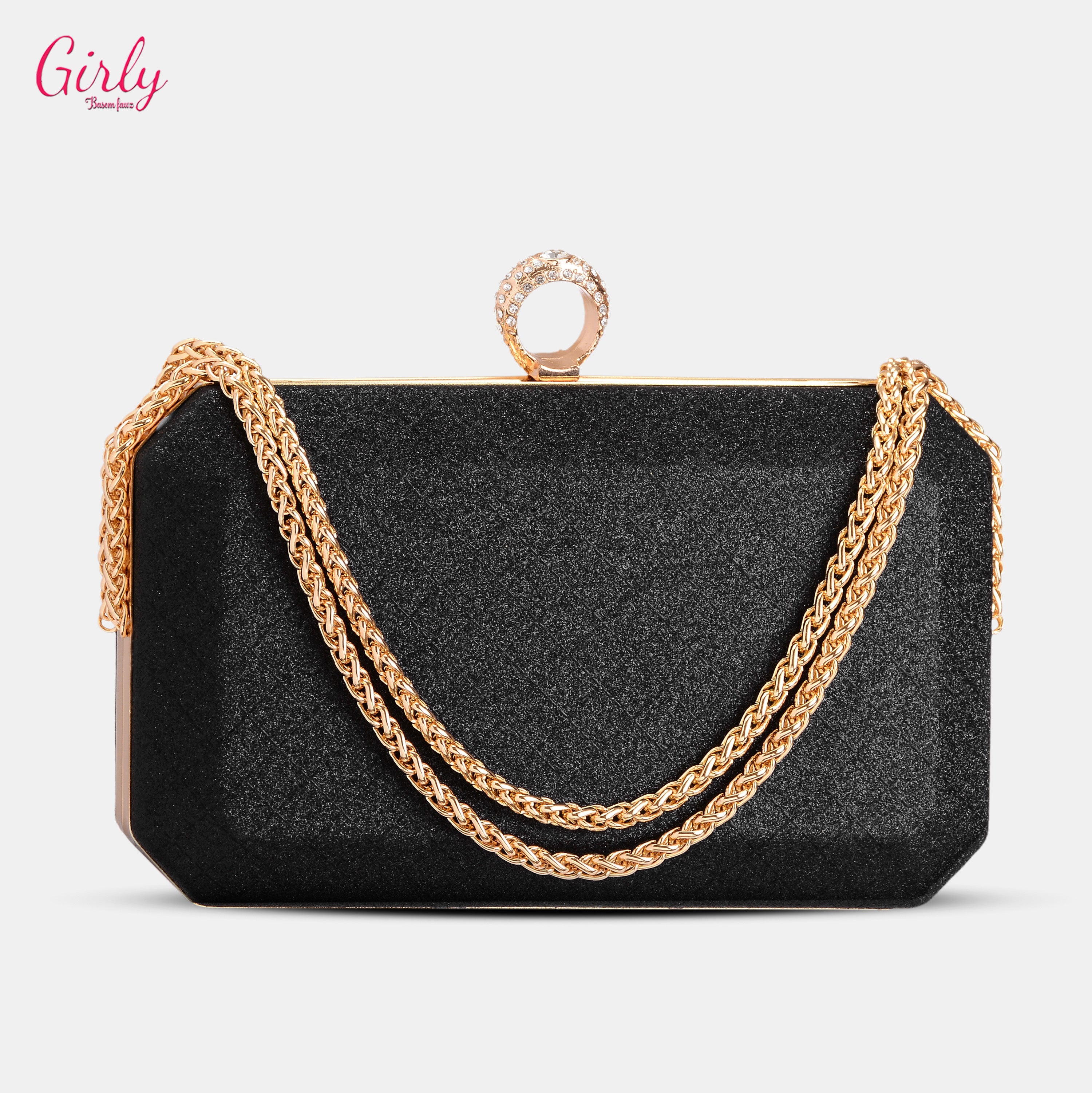 شنطة سواريه أنيقة بتصميم لامع يخطف الأنظار ✨
