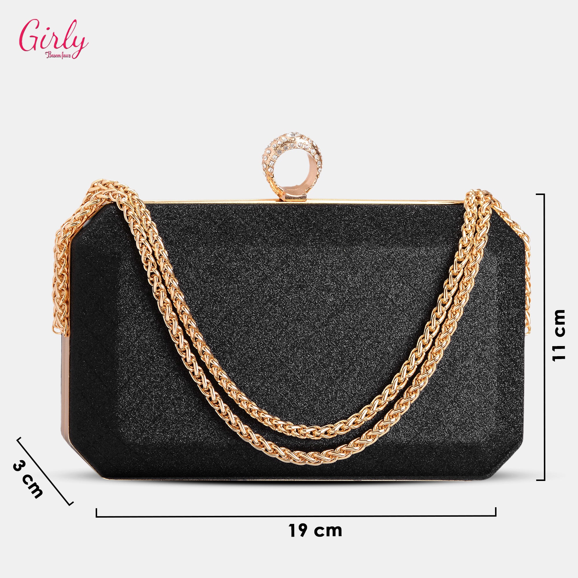 شنطة سواريه أنيقة بتصميم لامع يخطف الأنظار ✨